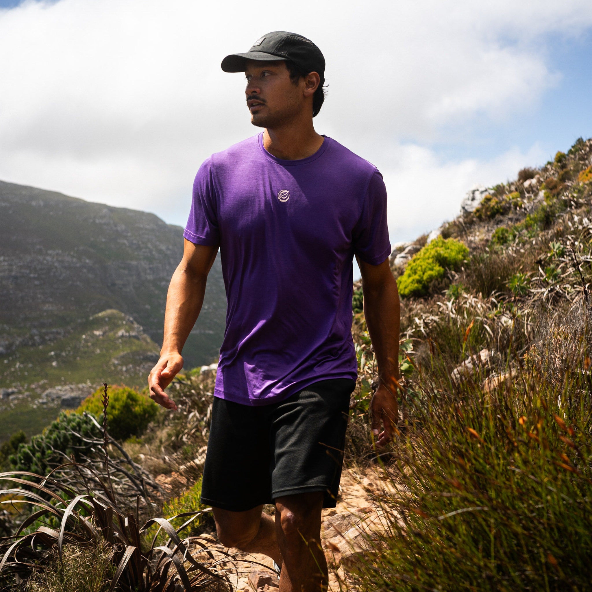 ATTITUDE 2.0 I Natural Performance Tee - purple