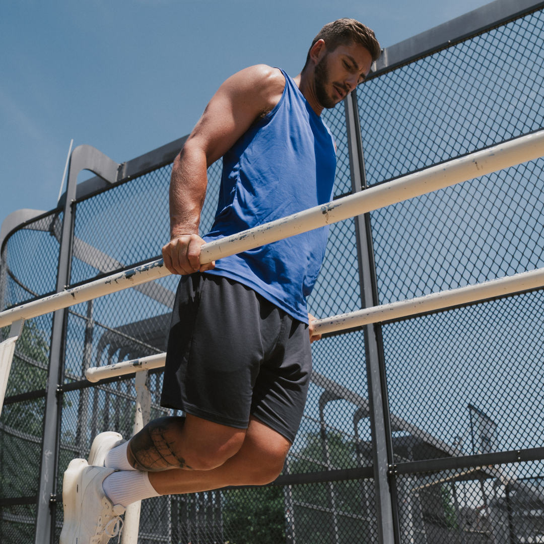 ANSWER Sportset Short | Electric Blue x Iron Grey