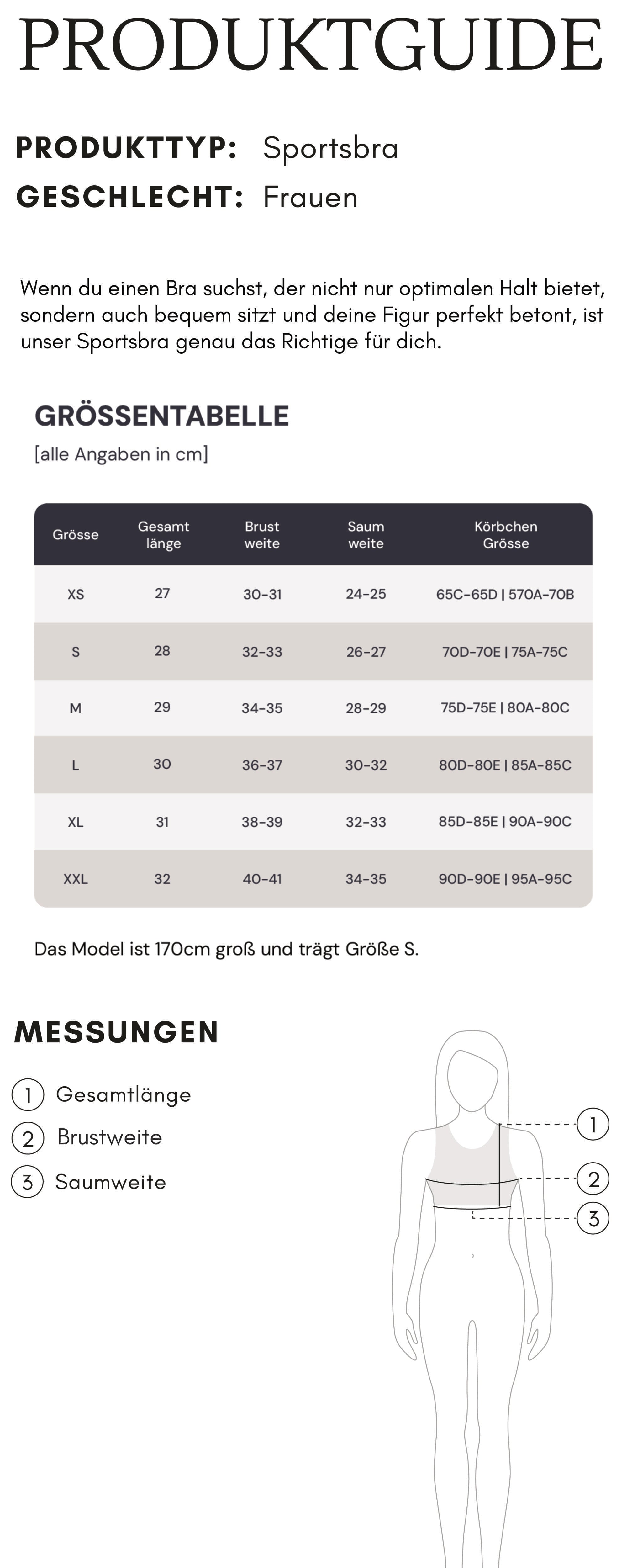 BREATH | Natural Sportsbra – schwarz