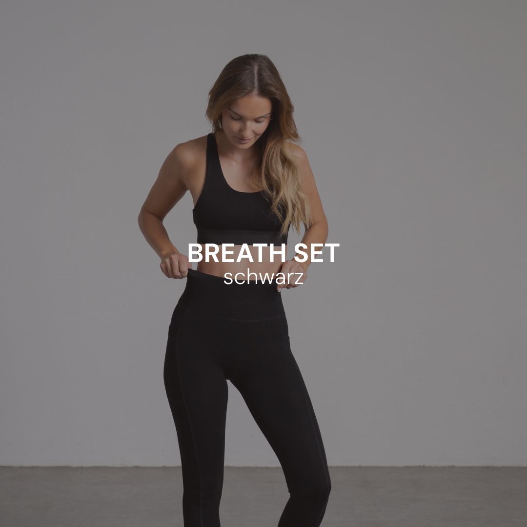 BREATH Sportset - schwarz