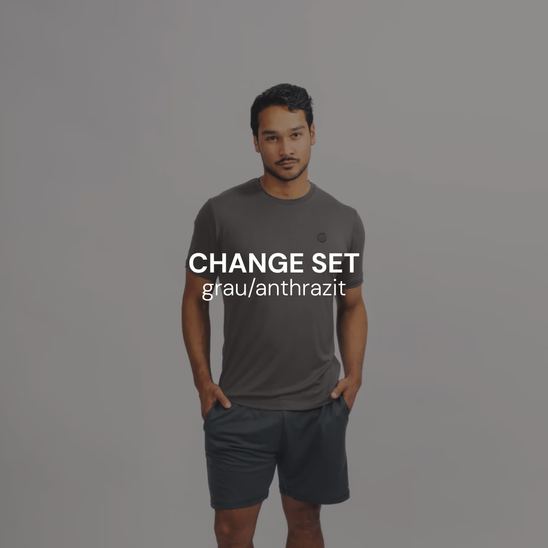 CHANGE Sportset (kurz) - grau / anthrazit