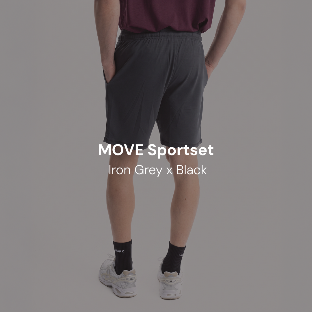 MOVE 2er Sportset | Iron Grey x Black