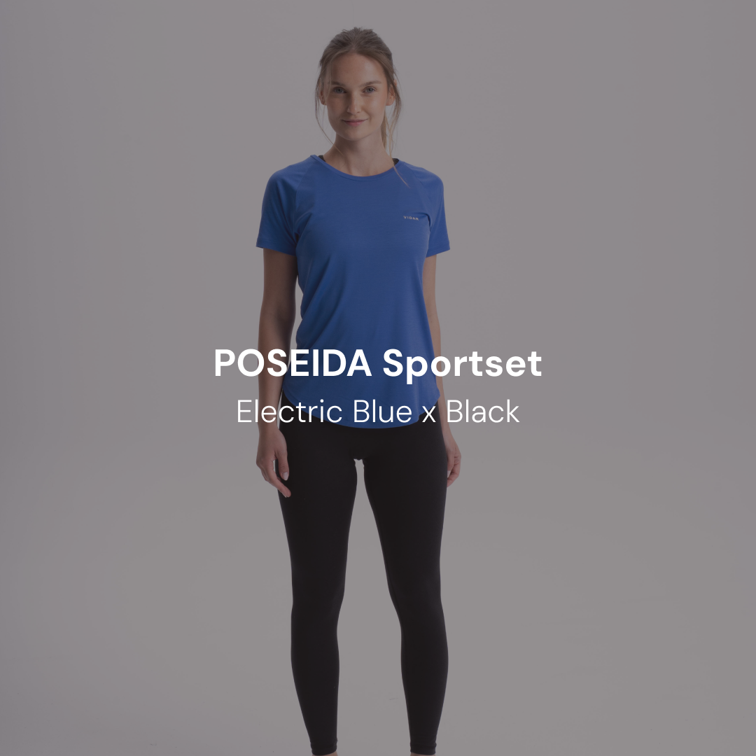 POSEIDA Sportset Light | Electric Blue x Black