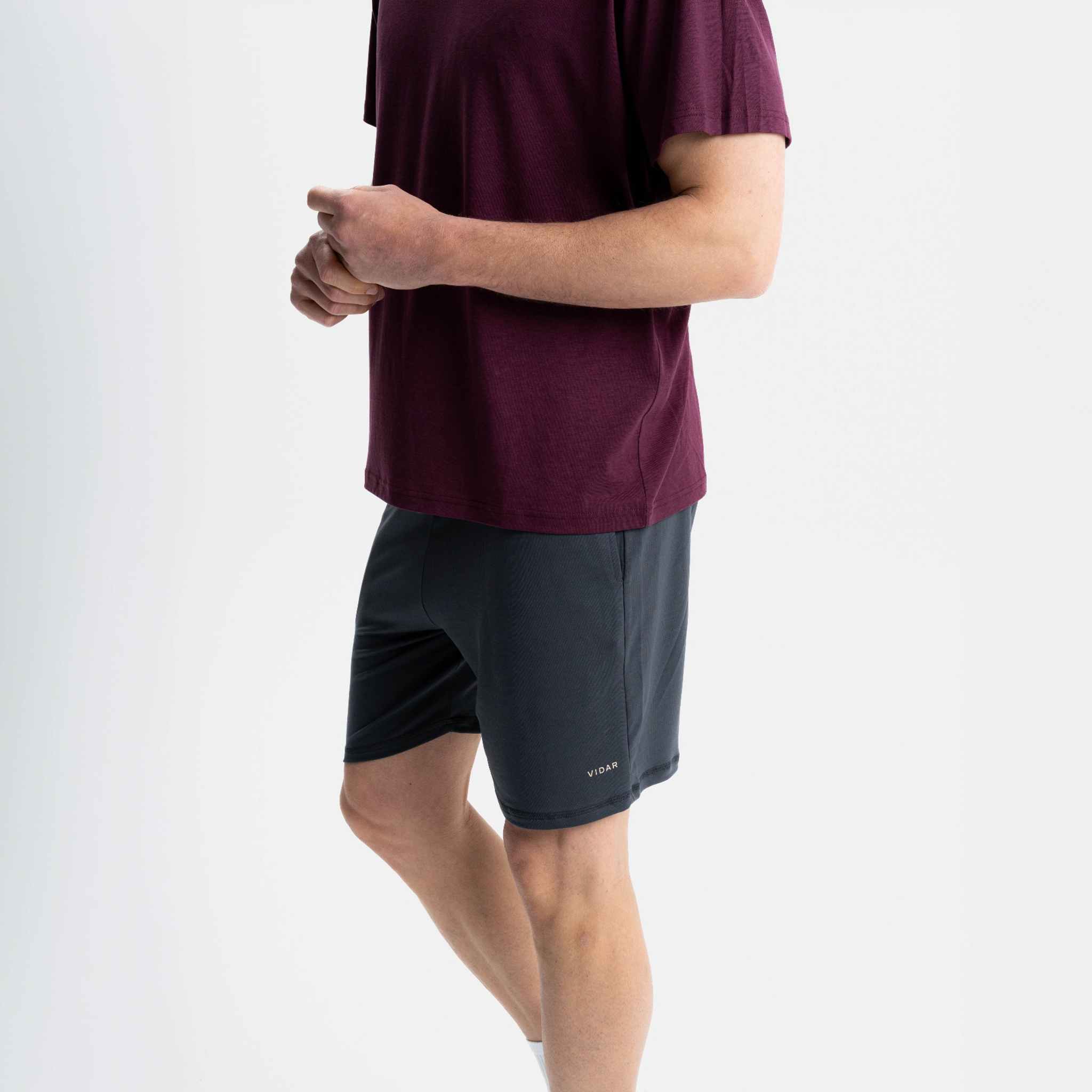 FORCE Sportset Short | Burgundy Red x Iron Grey
