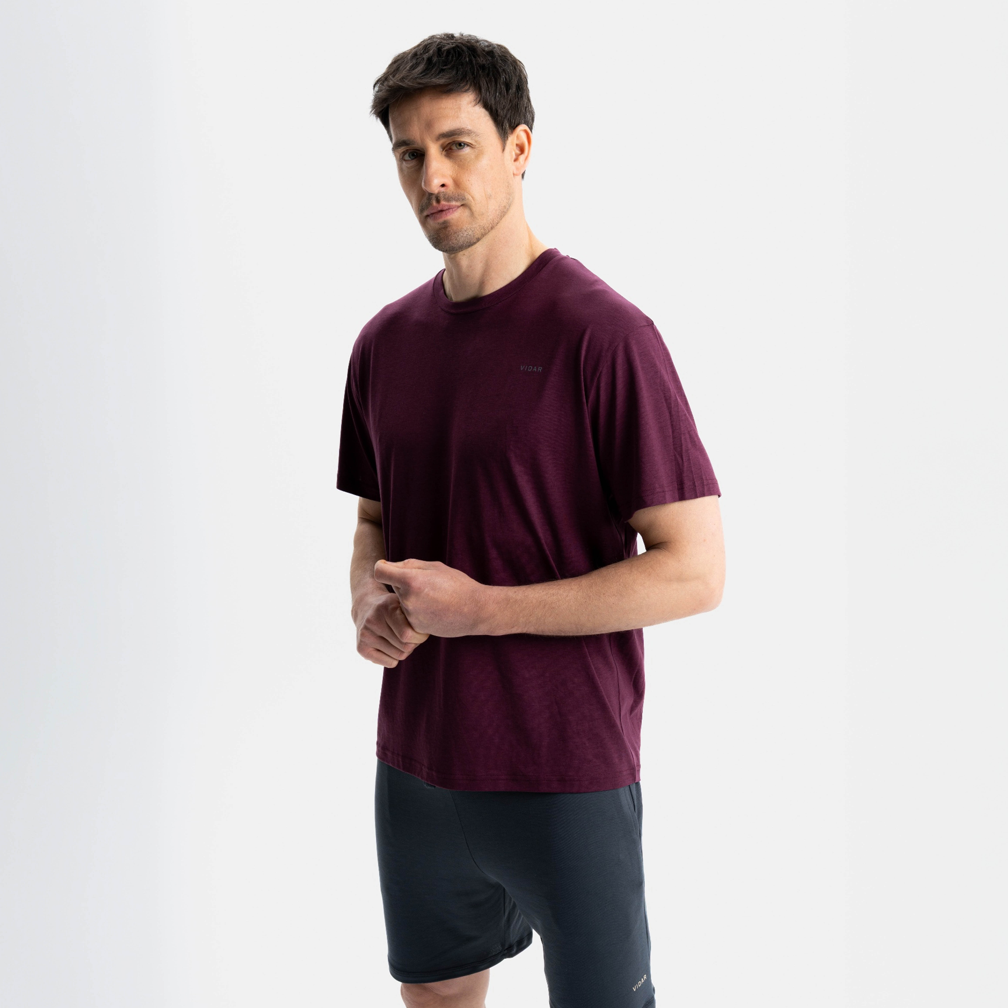 FORCE Sportset Short | Burgundy Red x Iron Grey