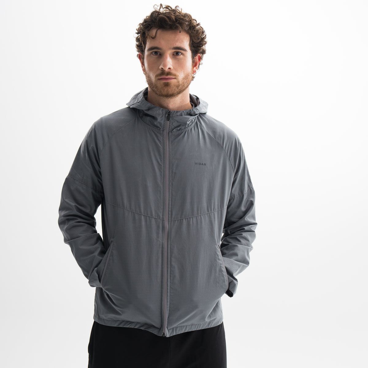 EXO | Natural Windbreaker Men | Iron Grey