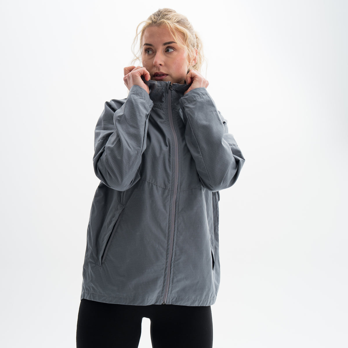 EXO | Natural Windbreaker Women | Iron Grey