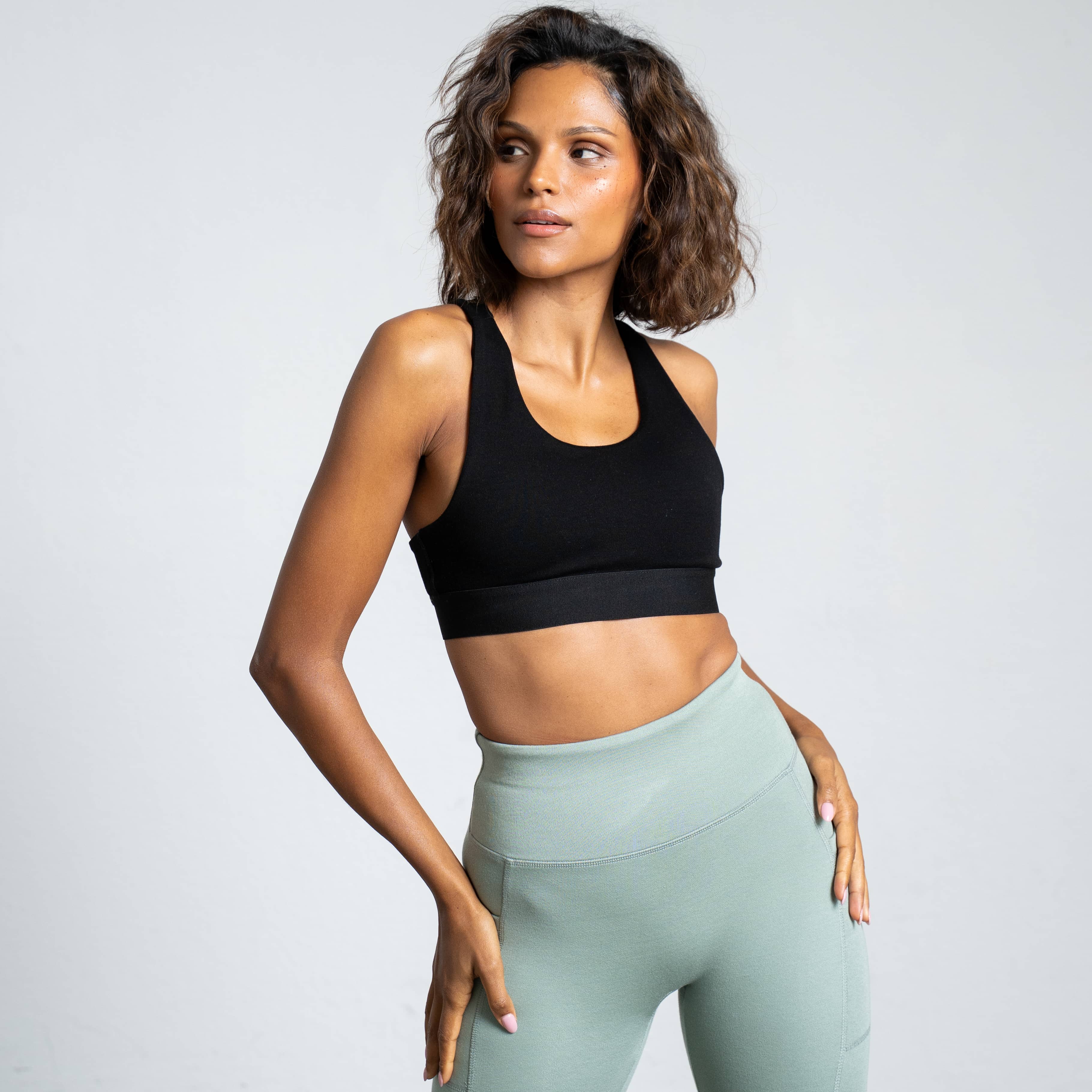 BREATH | Natural Sportsbra – schwarz