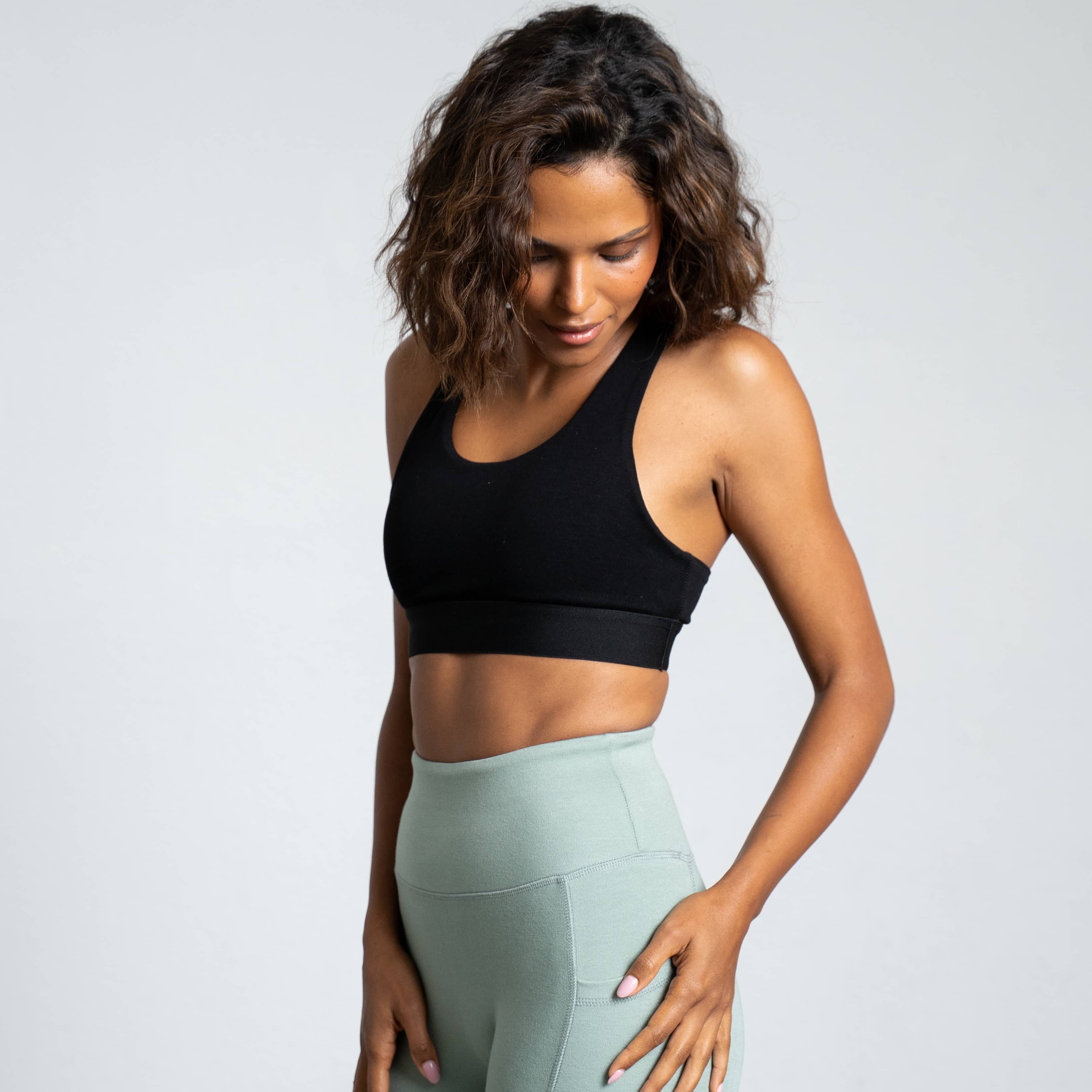 BREATH | Natural Sportsbra – schwarz