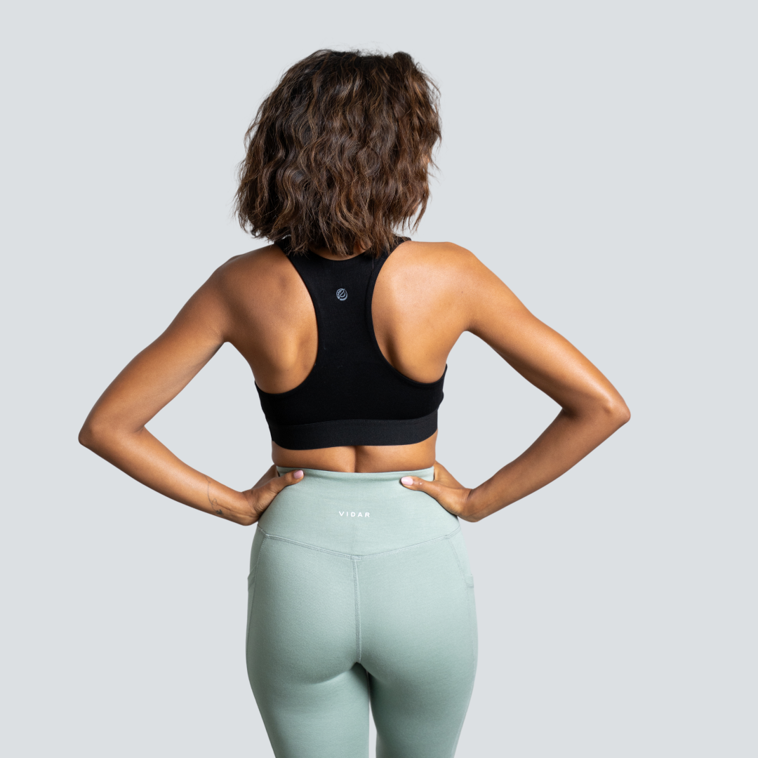 BREATH Sportset - schwarz / sage green