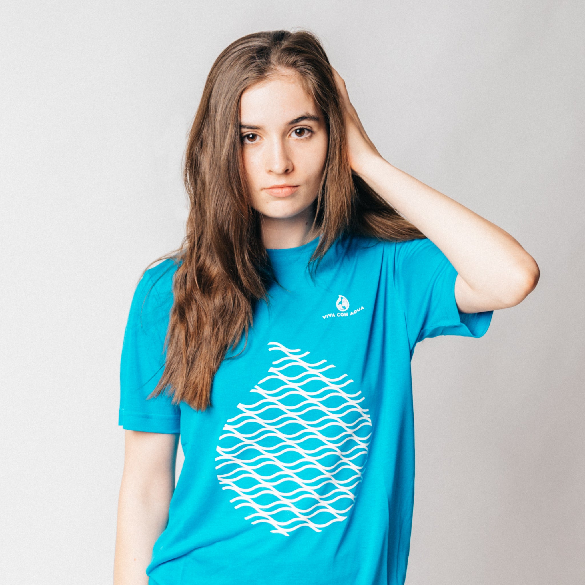 VIVA CON AGUA X VIDAR SPORT I Natural Oversized Sport Tee