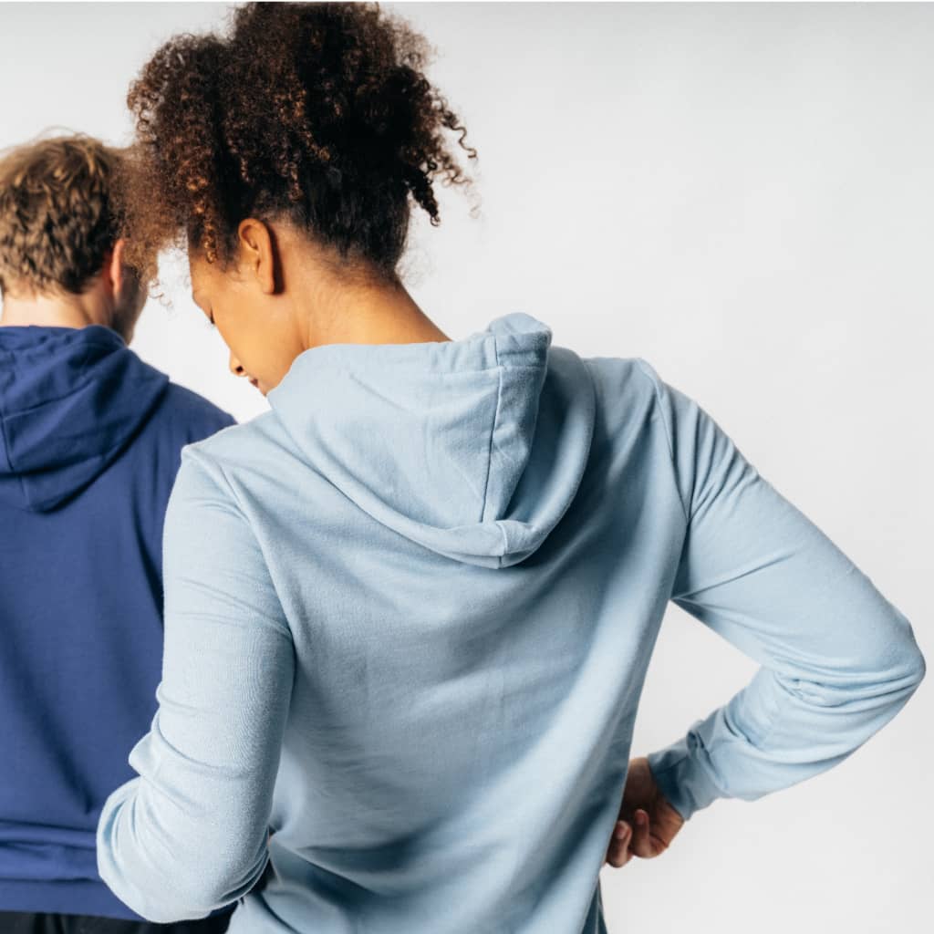 MOOD I Taillierter Natural Sport Hoodie