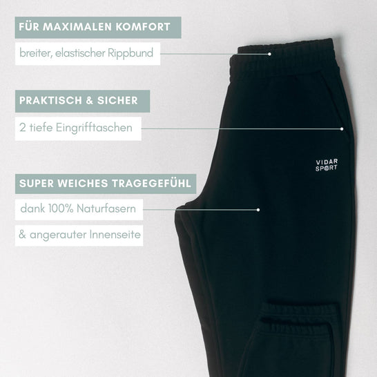ALL COURT I Natural Sweatpants aus recycelter Baumwolle