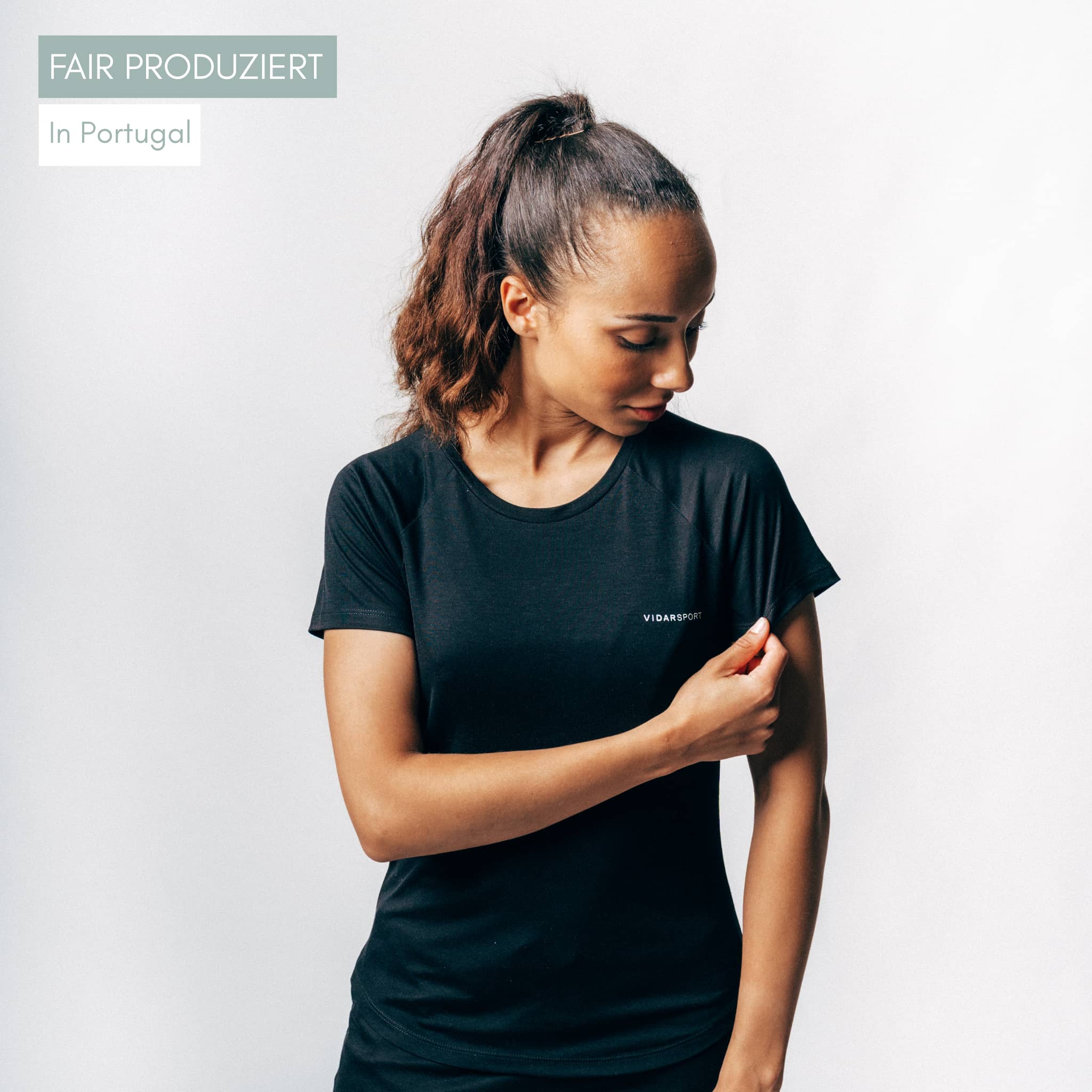 POSEIDA | Women Sport Tee black