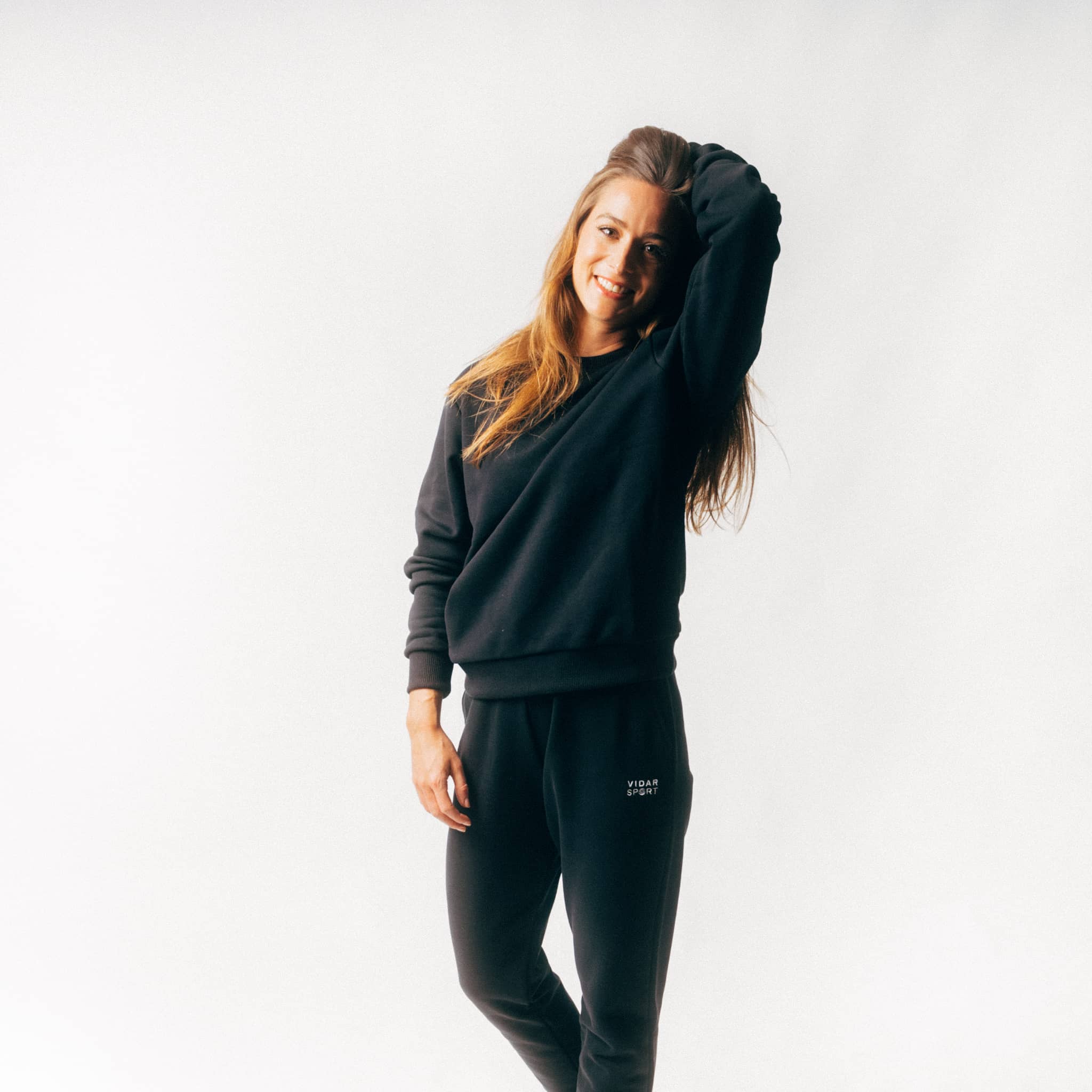 RECORD I Natural Crewneck Sweater aus recycelter Baumwolle