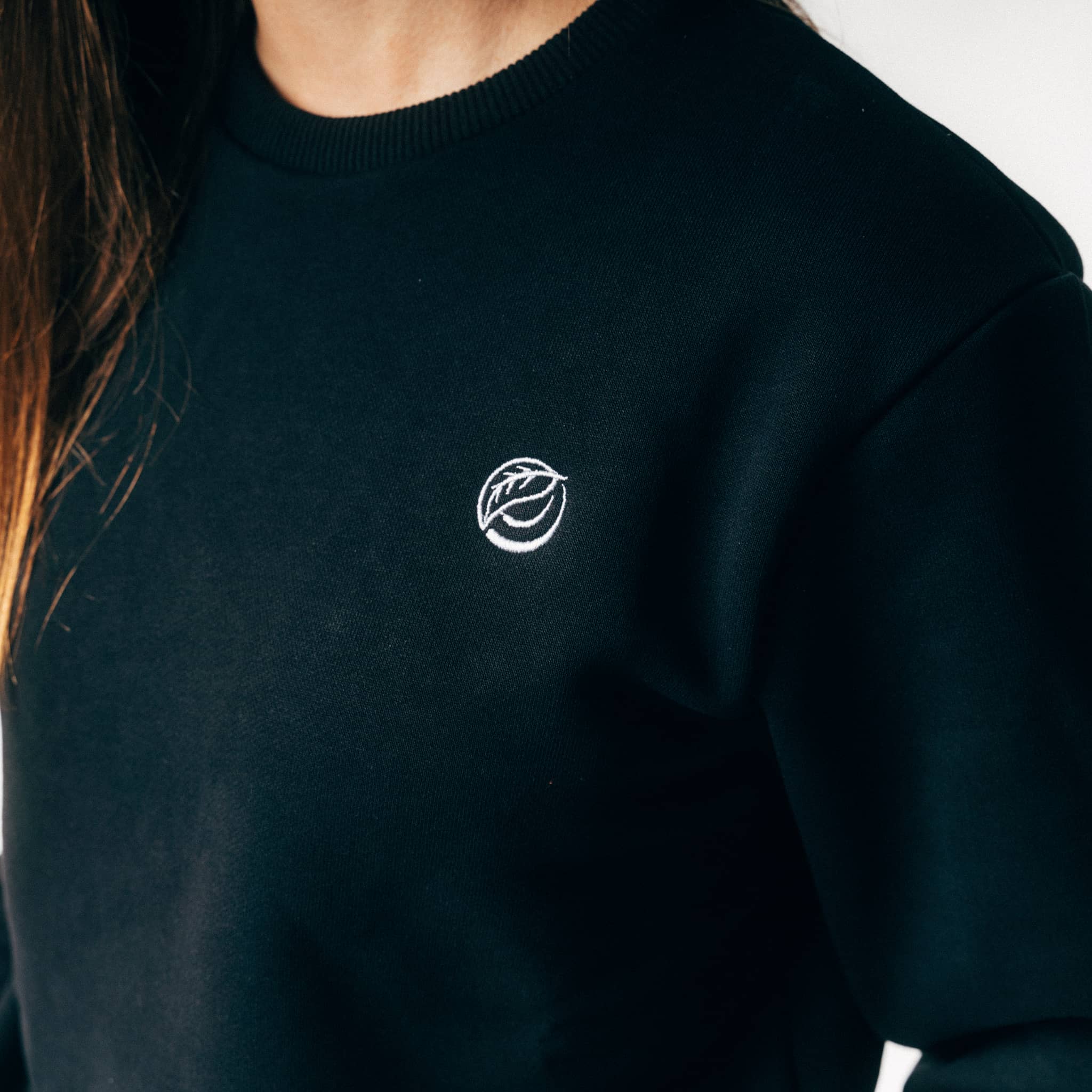 RECORD I Natural Crewneck Sweater aus recycelter Baumwolle
