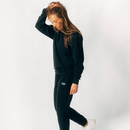 ALL COURT I Natural Sweatpants aus recycelter Baumwolle