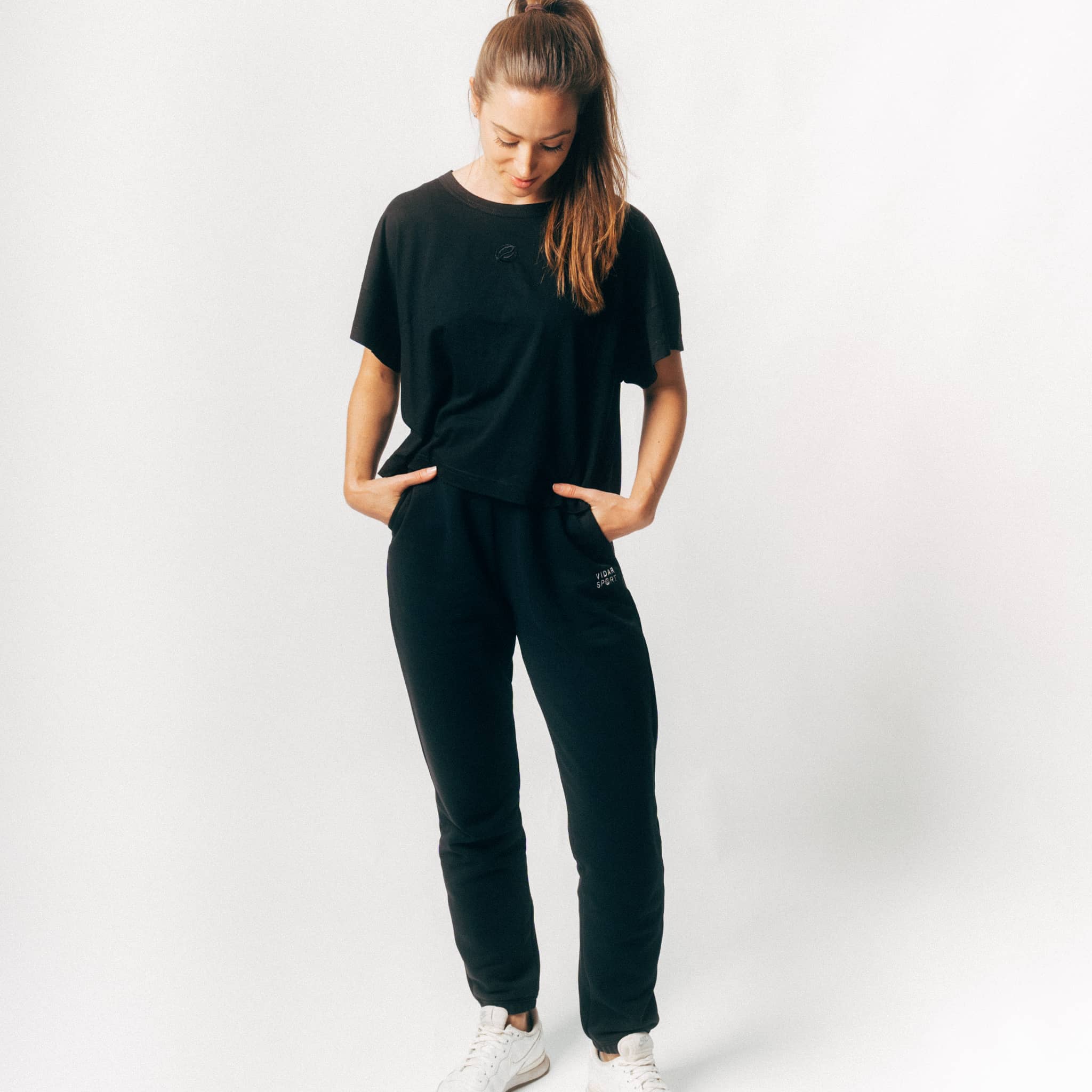 ALL COURT I Natural Sweatpants aus recycelter Baumwolle